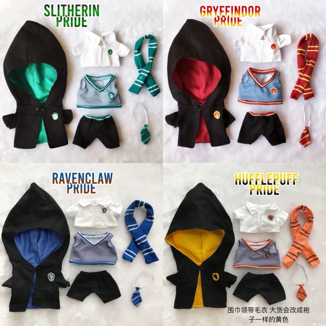 Set đồng phục Hogwarts cho doll 20cm, Identity V