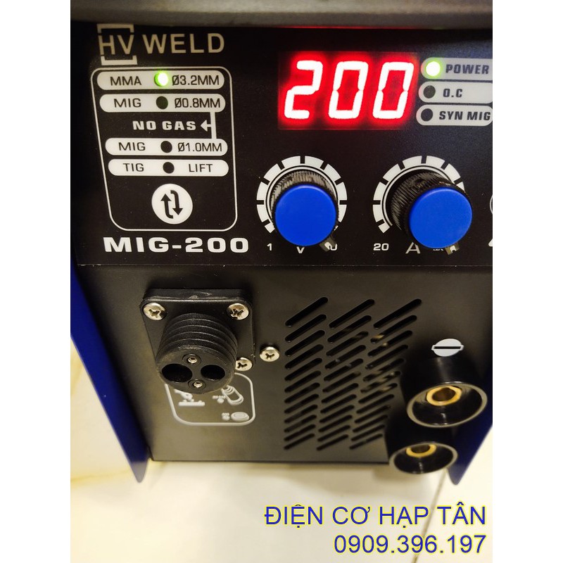 MÁY HÀN MIG HV WELD MINI-   4 CHỨC NĂNG -DÂY HÀN MIG CÓ THỂ THÓA RỜI