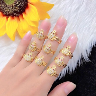 Nhẫn cóc kim tiền tài lộc thiết kế cao cấp Orin N672