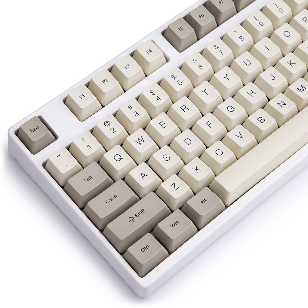 PBT Keycaps 133 Phím Cấu hình OEM Bộ keycap phủ mờ dày dành cho Bàn phím cơ Cherry MX Gateron Kailh Switch