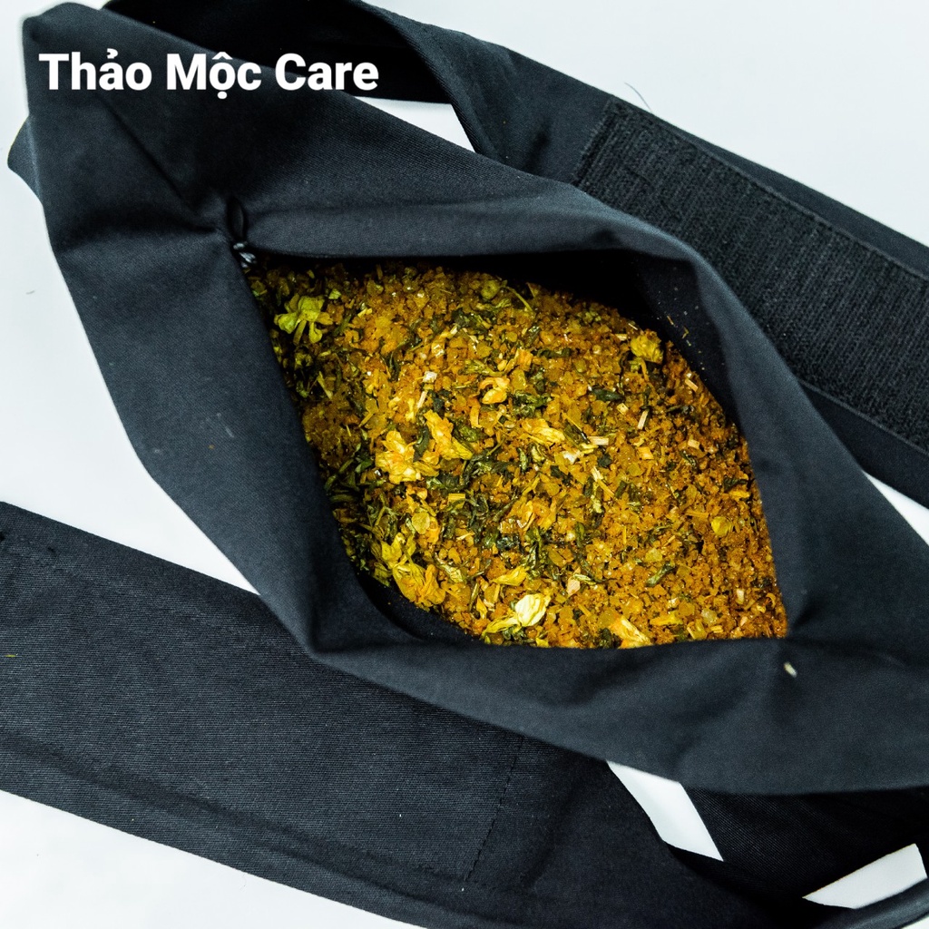 Đai Quấn Muối Thảo Dược/ Đai Chườm Muối Bụng /Túi Vải Đựng Muối Chườm Bụng.