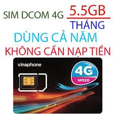 (VÀO MẠNG MIỄN PHÍ) Sim data 4G vina xài 1 năm không phí gia hạn