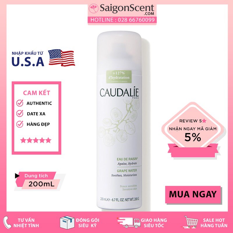 Xịt Khoáng Caudalie Grape Water ( 200mL )