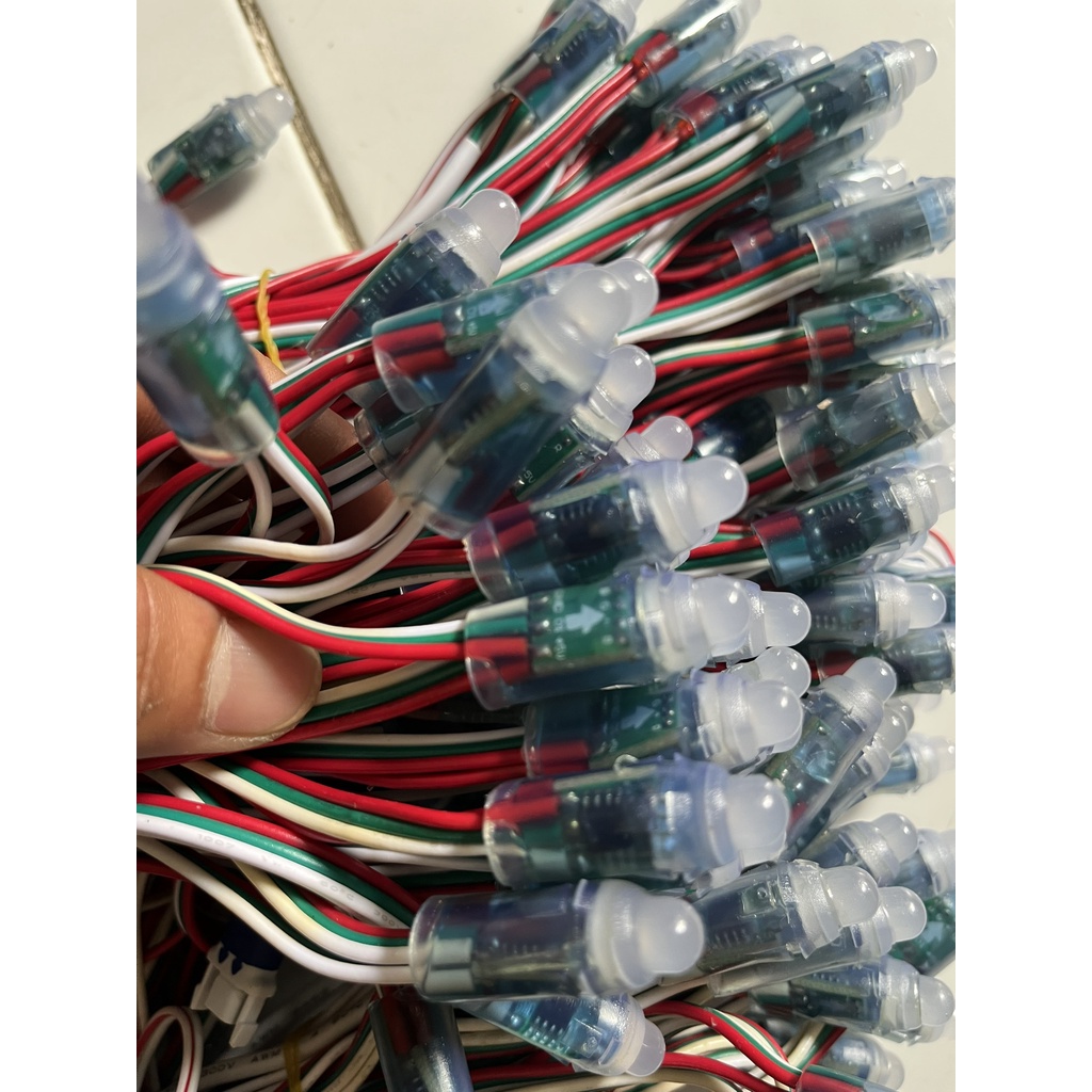 50 Bóng Led full 1903 ngoài trời, led đúc F8 full color 1903