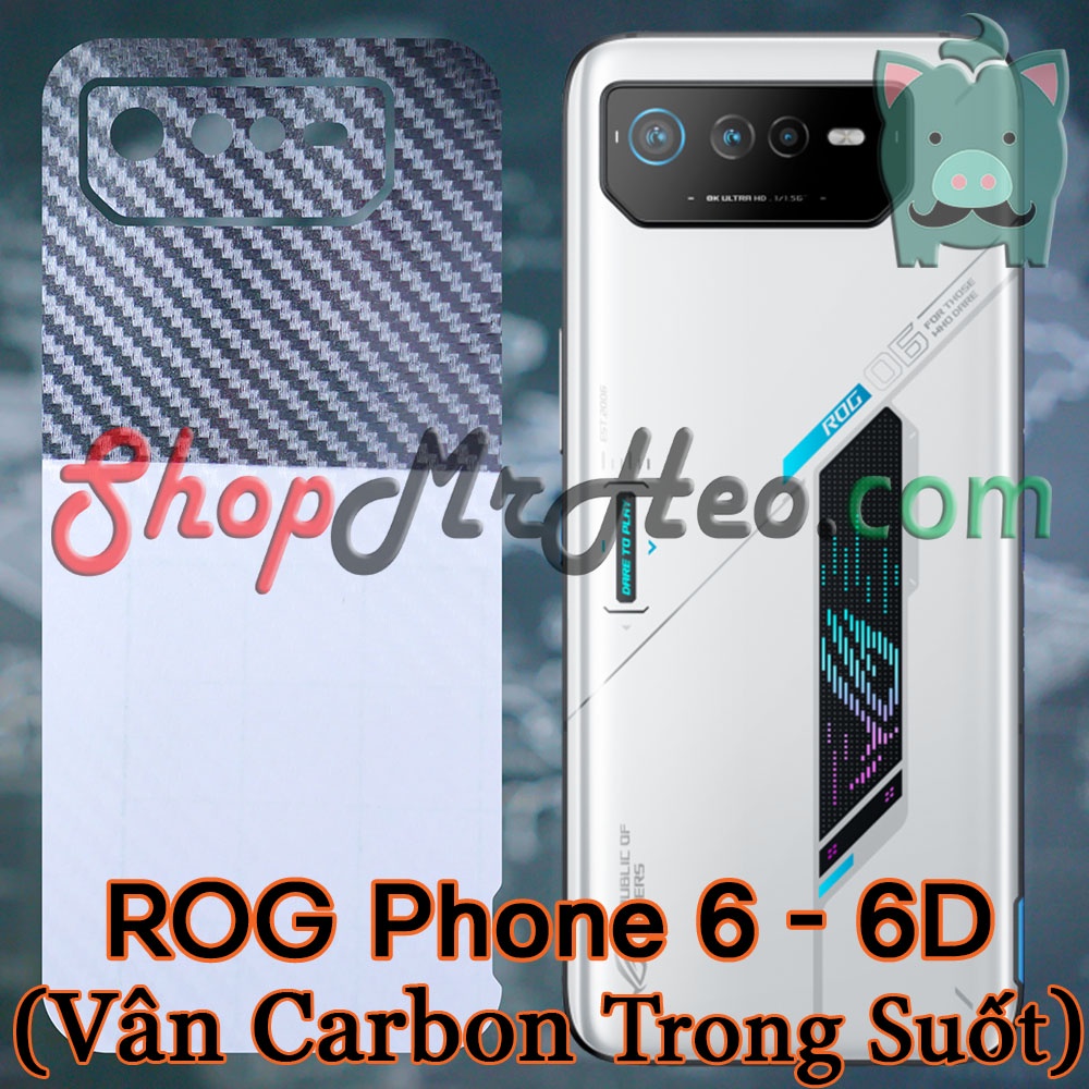 Skin Dán Mặt Sau Lưng ROG Phone 6 - ROG 6 - ROG Phone 6D - ROG 6D