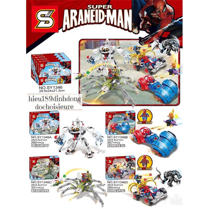 Lắp ráp xếp hình siêu anh hùng SY 1346