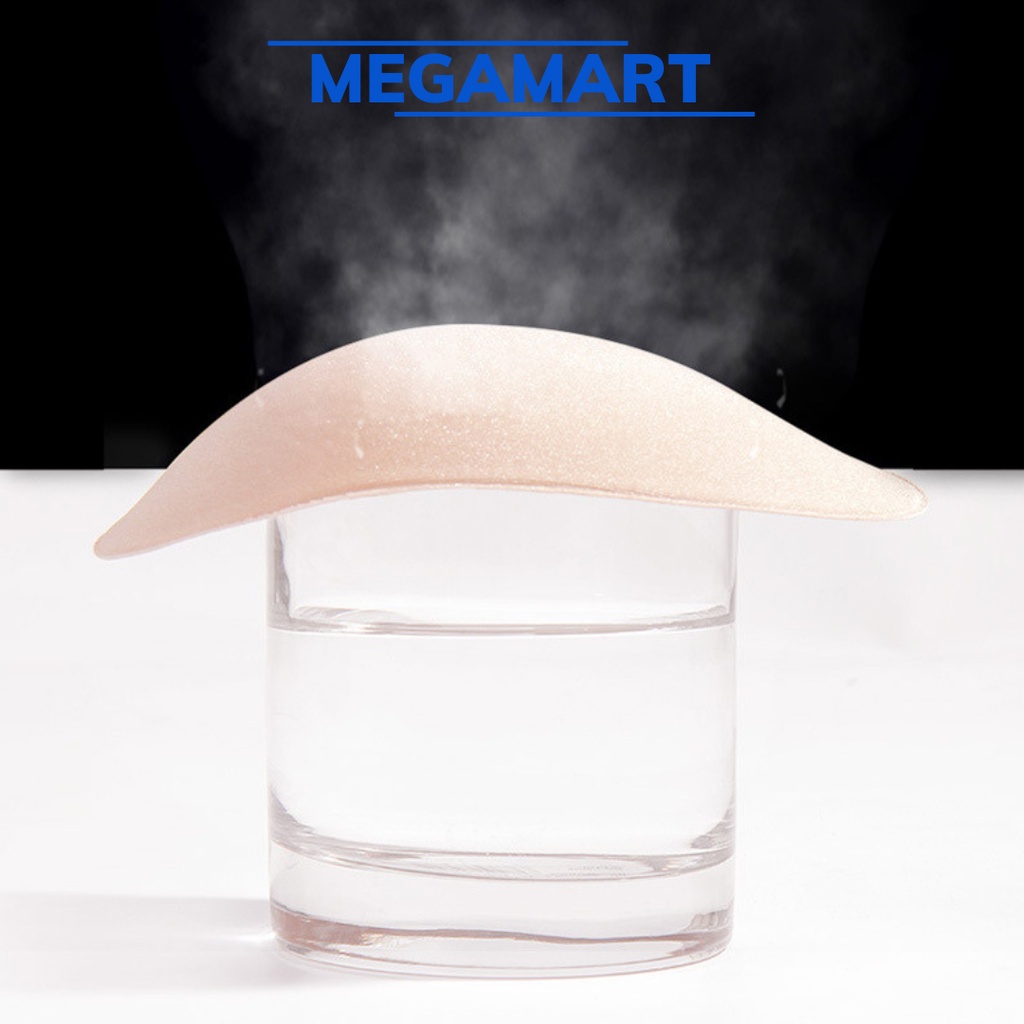 Bộ 2 đệm vai Silicone mềm vô hình tăng chiều cao 2 trong suốt chống trượt - MEGAMART
