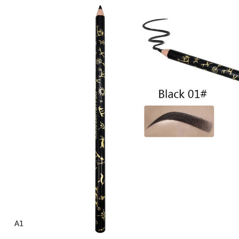 [Hàng mới về] Bút chì kẻ lông mày lên màu nhanh trang điểm chống nhòe kèm dụng cụ chuốt chì | BigBuy360 - bigbuy360.vn