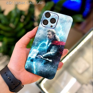 Miếng dán điện thoại hình Thor, dán Skin cho Iphone/Samsung/Oppo và các dòng Android khác, tất cả các dòng máy