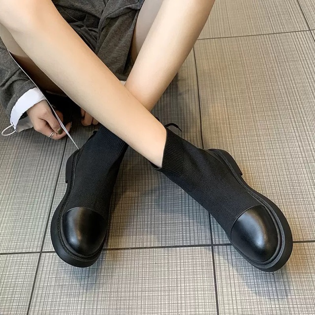 Order Boots nữ buộc dây sau mẫu hot thu 2019