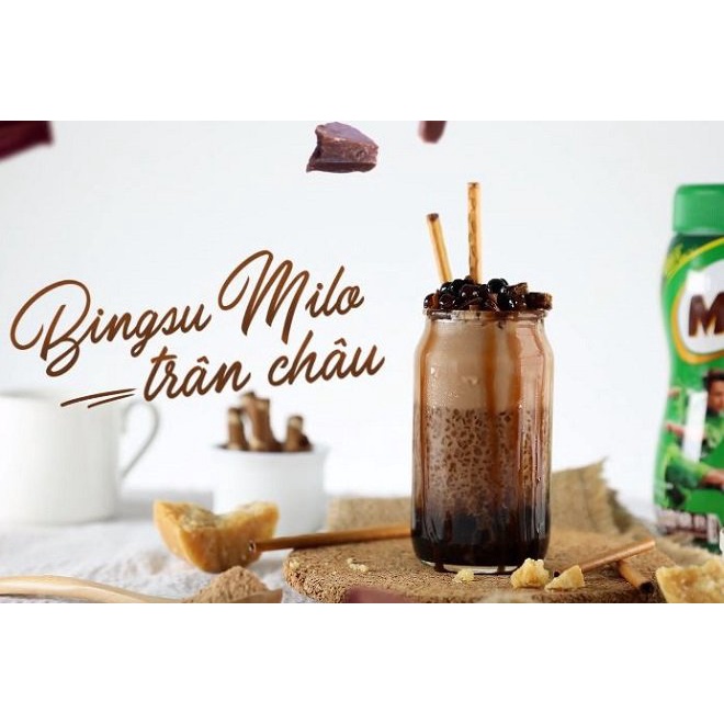 Set nguyên liệu milo cacao matcha 3 vị dầm sữa kiểu Thái Lan siêu đỉnh Bếp Yêu Meli