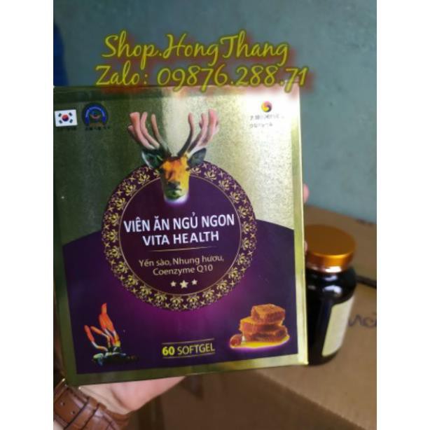 Viên ăn ngủ ngon vita health bồi bổ cơ thể