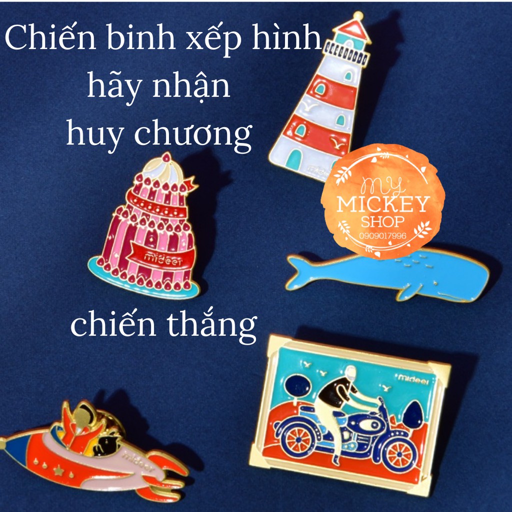 Mideer Puzzle Trò chơi xếp hình từ 530 mảnh đến 1000 mảnh có 4 mẫu cho bé từ 7 tuổi MD3127 MD3131 Mymickeyshop