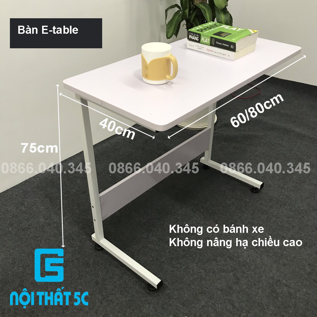 Bàn làm việc đa năng thông minh nâng hạ chiều cao ngồi giường, ngồi ghế, ngồi sofa làm việc, học tập, để laptop tiện lợi