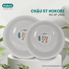 Chậu nhựa rửa mặt, rửa rau Hokori Việt Nhật 27cm/30cm/36cm/38cm