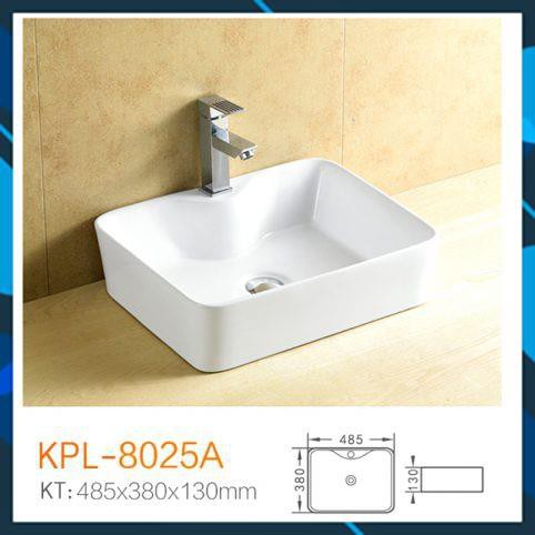 Chậu rửa mặt Keli 8025A, tô rửa tay đặt bàn, bảo hành 10 năm