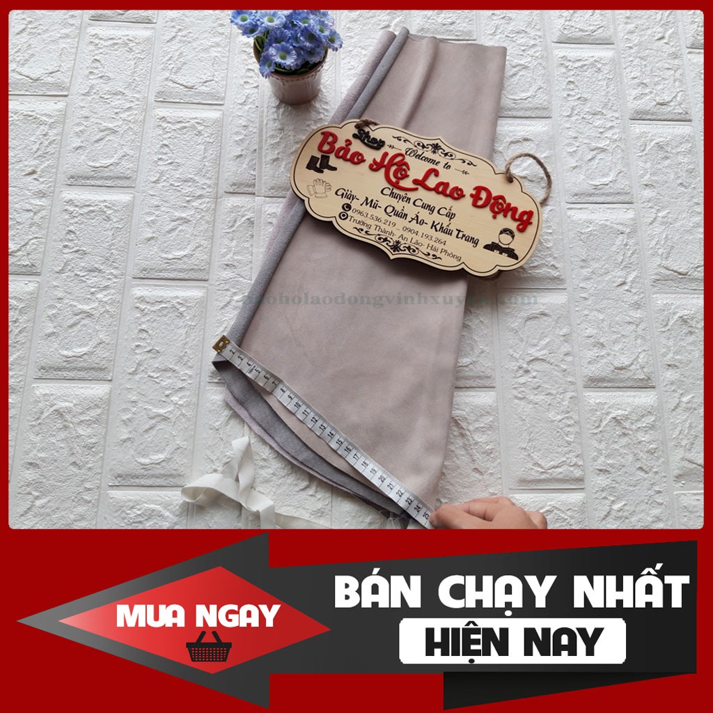 Ống Tay Da Hàn Da Bò Tự Nhiên Chịu Nhiệt Bảo Vệ Tay Thợ Hàn