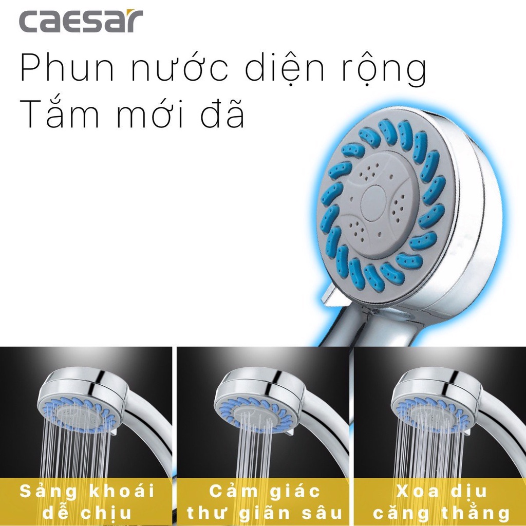 [Caesar] Tay sen tắm 3 chế độ tiết kiệm nước Caesar SH133