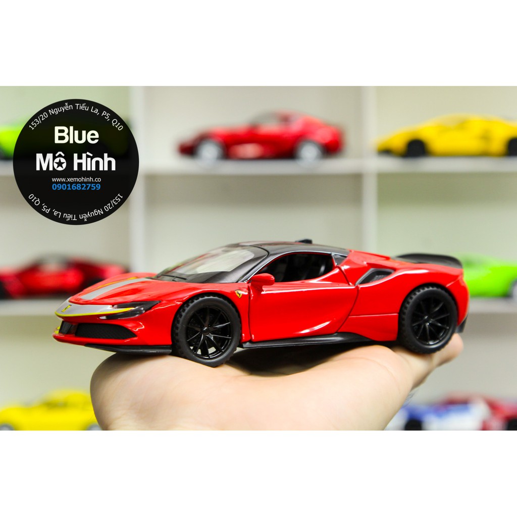 Blue mô hình | Xe mô hình Ferrari SF90 1:32