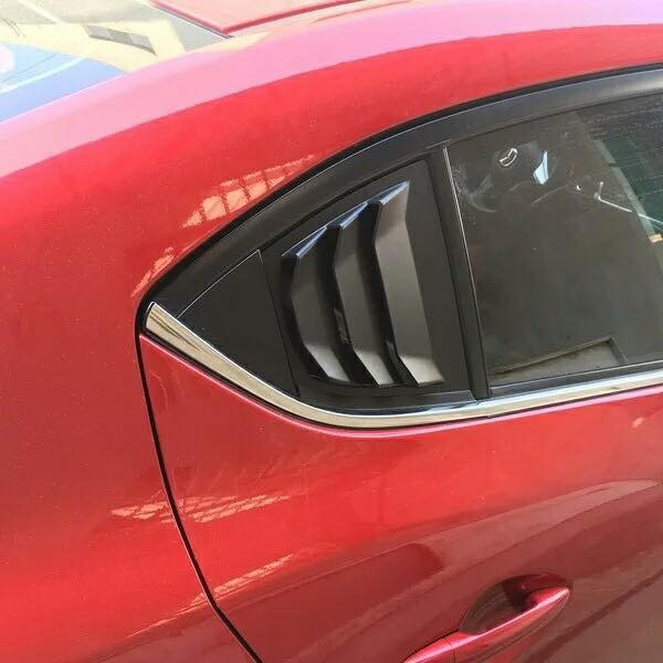 ốp mang cá Mazda 3 - cánh gió ốp cửa phụ cho Mazda3 cực độc đáo
