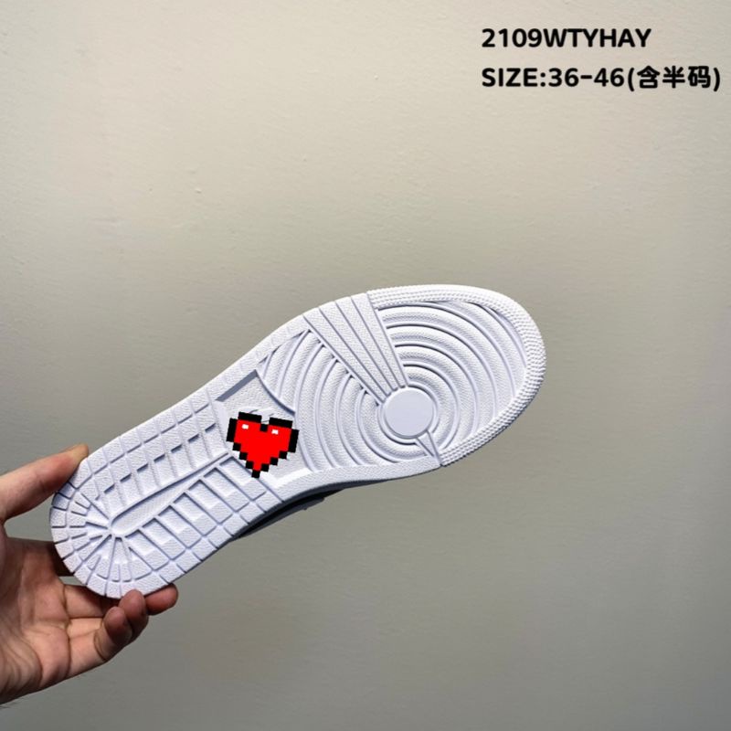 Giày Sneaker Nữ Jordan 1 Low Panda Đen Trắng Fullbox, Giày thể thao nữ nam hot 2021 bo viền, lót 2 lớp cực êm