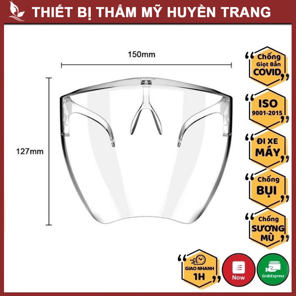 Kính Chống Giọt Bắn Trẻ Em Chống Dịch FACE SHIELD, Kính Bảo Hộ, Chống Bụi Đi Đường Cho Người Lớn Thẩm Mỹ Huyền Trang