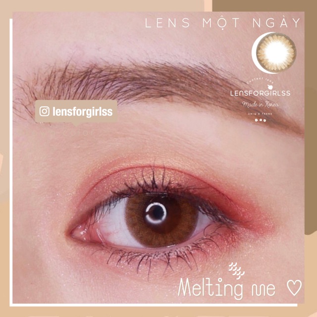 Kính áp tròng một ngày MELTING BROWN của Lensme (1 ngày)