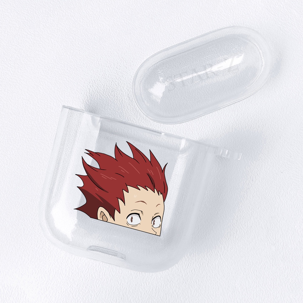 Vỏ Bảo Vệ Hộp Sạc Tai Nghe airpods pro 3 2 1 bluetooth Không Dây Bằng tpu Mềm Trong Suốt Hình Nhân Vật anime gojo satoru