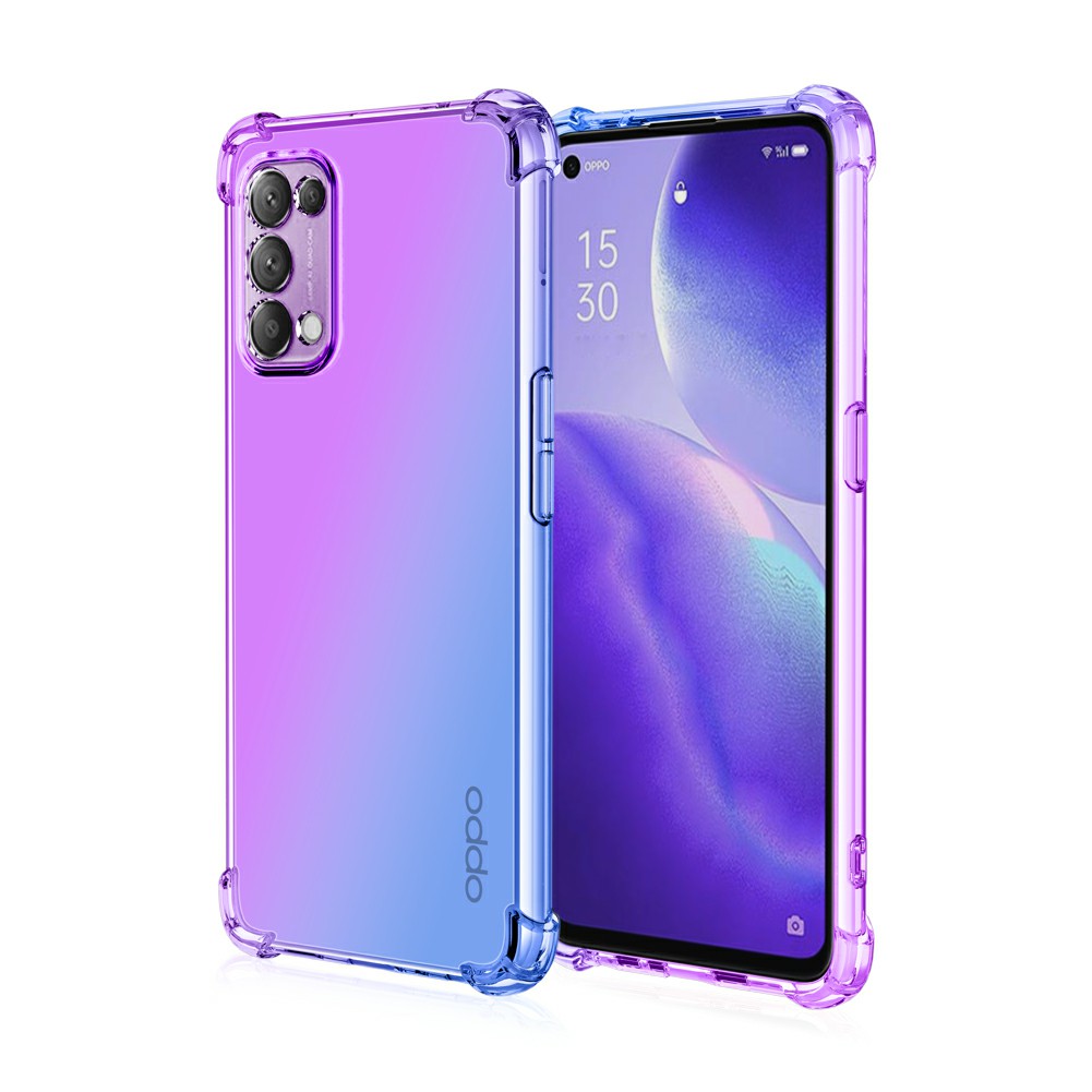Ốp lưng Oppo Reno 5 / Reno 5 5G / Reno6 Z 5G / Reno 6 5G / Reno 7 5G dẻo đa sắc TPU lồi 4 góc chống sốc cao cấp