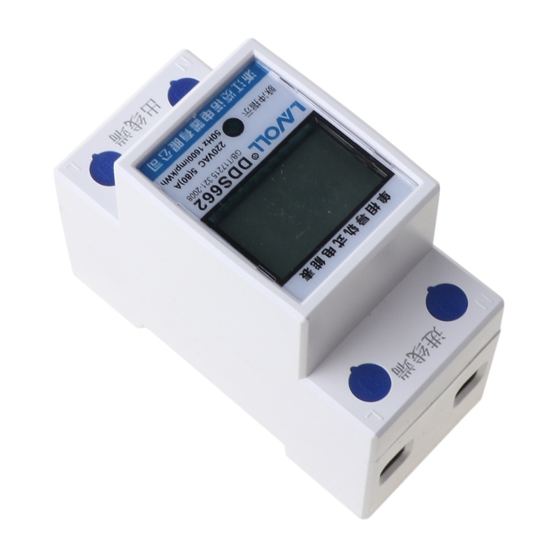 Thiết Bị Đo Công Suất Watt Màn Hình LCD Kỹ Thuật Số kWh 230V AC 50Hz Din