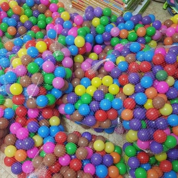 Mua tại gốc COMBO 10 quả bóng nhựa nhiều màu cho bé, cho bé khi vui chơi - Giao màu ngẫu nhiên