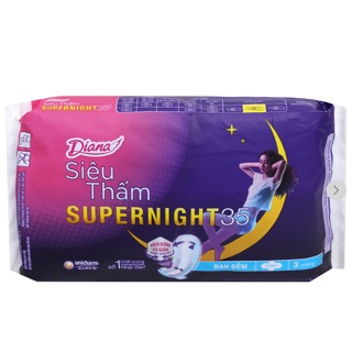 Băng vệ sinh diana supernight 3 miếng