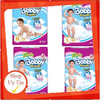 ✅Bỉm quần Bobby siêu thấm size M60/L54/XL48/XXl44
