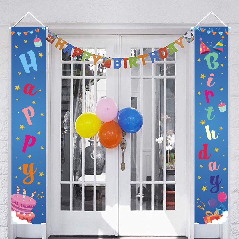 Bộ Dây Treo Trang Trí Tiệc Sinh Nhật In Chữ Happy Birthday