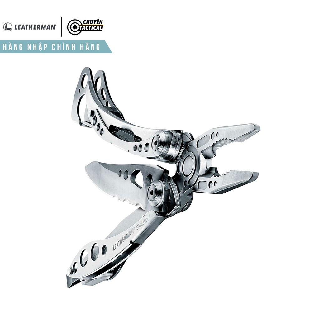 Dụng cụ đa năng Leatherman Skeletool Black/Silver - Phân phối chính hãng - Bảo hành 25 năm