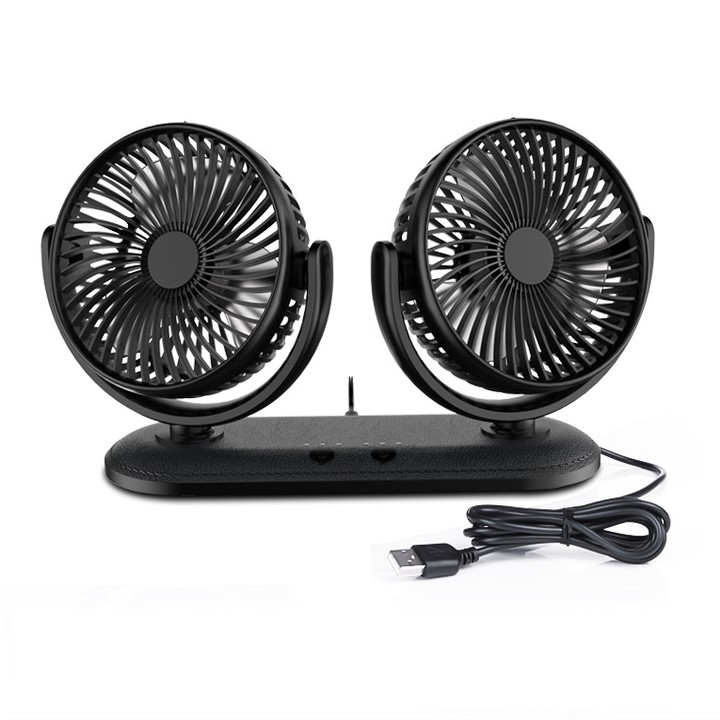 QUẠT MÁY ĐÔI MINI XOAY 360 ĐỘ DC201