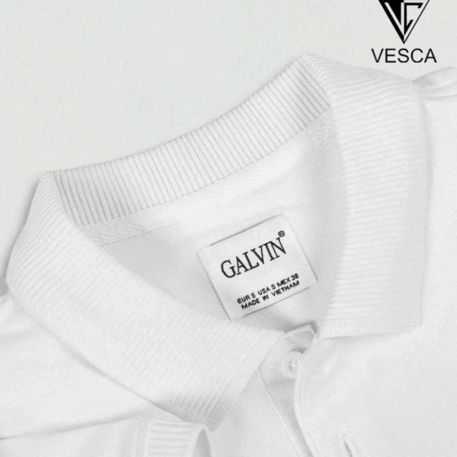 áo Polo nam Galvin vải cá sấu Cotton co giãn cao cấp dệt bo lưới chuẩn form cổ bẻ tay ngắn 25 - Leo Vatino E4 | BigBuy360 - bigbuy360.vn