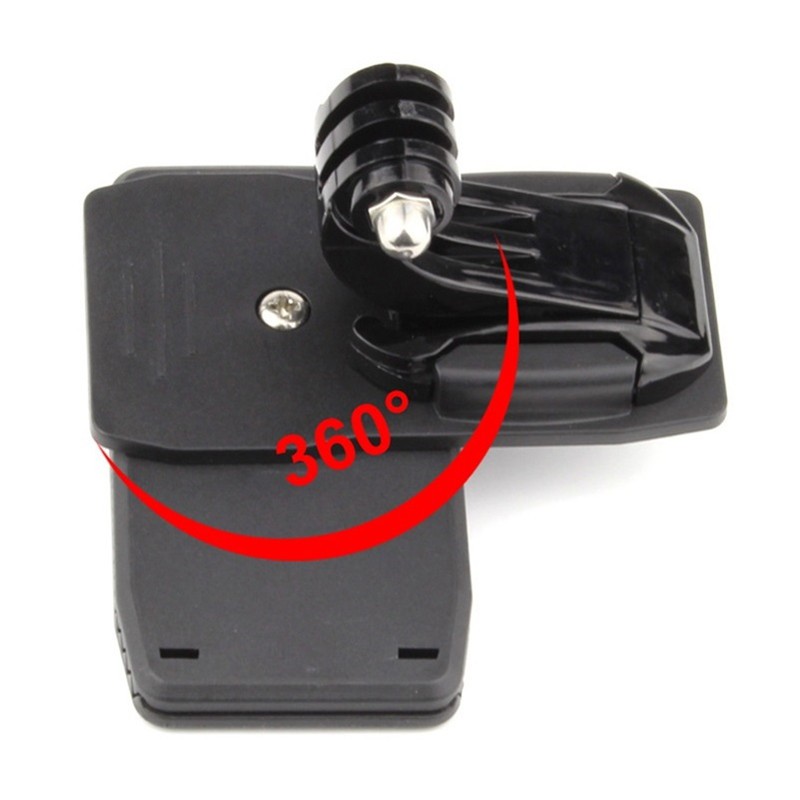 Kẹp giữ máy ảnh GoPro có thể xoay 360 độ gắn ba lô