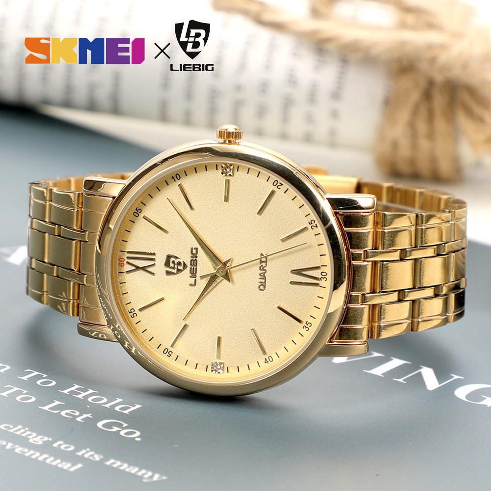 Đồng Hồ Skmei Liebig L1014 Máy Chuyển Động Thạch Anh Dây Đeo Bằng Thép Không Gỉ Phù Hợp Làm Quà Valentine | BigBuy360 - bigbuy360.vn