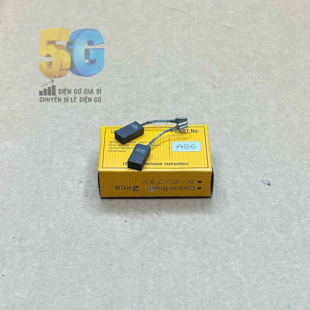 Chổi Than A86 Dành Cho Máy Mài 6-100 Hoặc 7-125 Hoặc Máy Mài 100mm 125mm Xài Chung Hàng TỐT