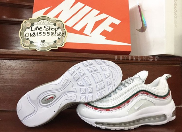 [ ẢNH THẬT ]Giày N.A.M AIR MAX 97 UNDEFEATED "WHITE"