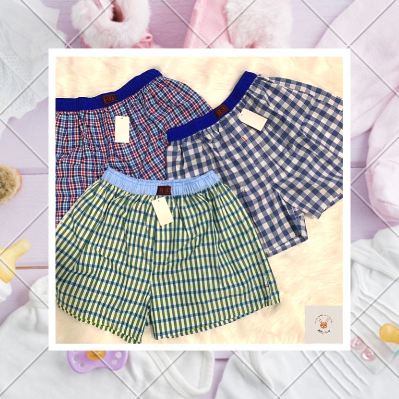 Quần Đùi Boxer Nam H33 sọc CARO Nhiều màu - Quần Ngủ Nam Mặc nhà Cao Cấp