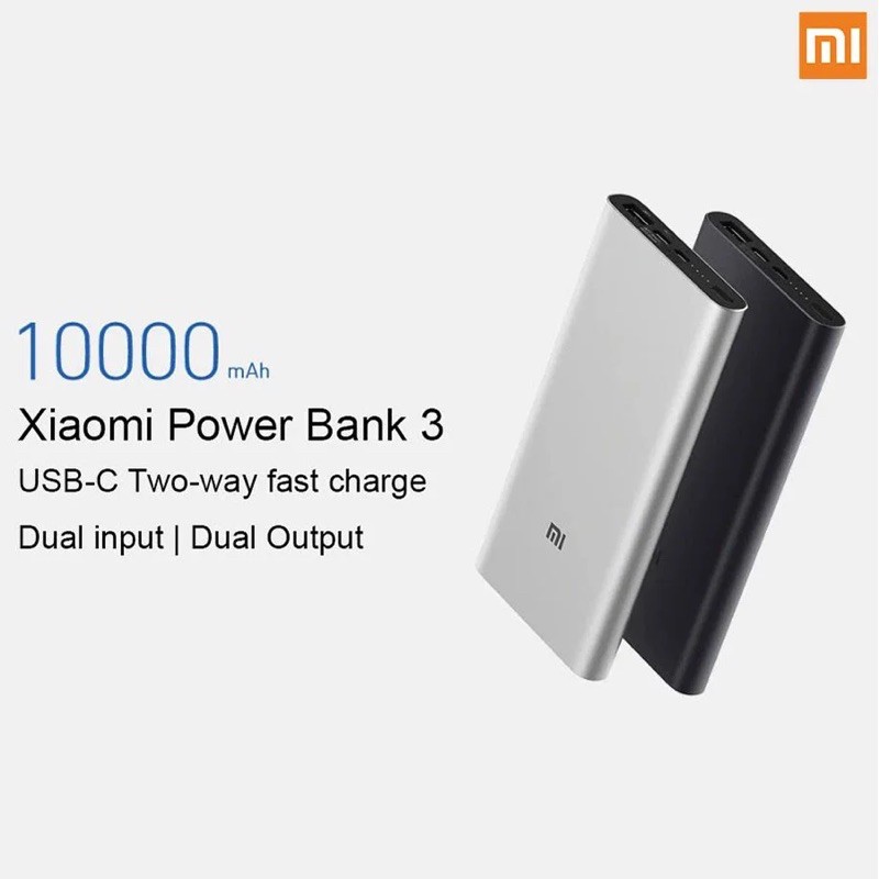 [SALE 10%] Pin sạc dự phòng 10000mAh XiaoMi Gen 3 18W Type C