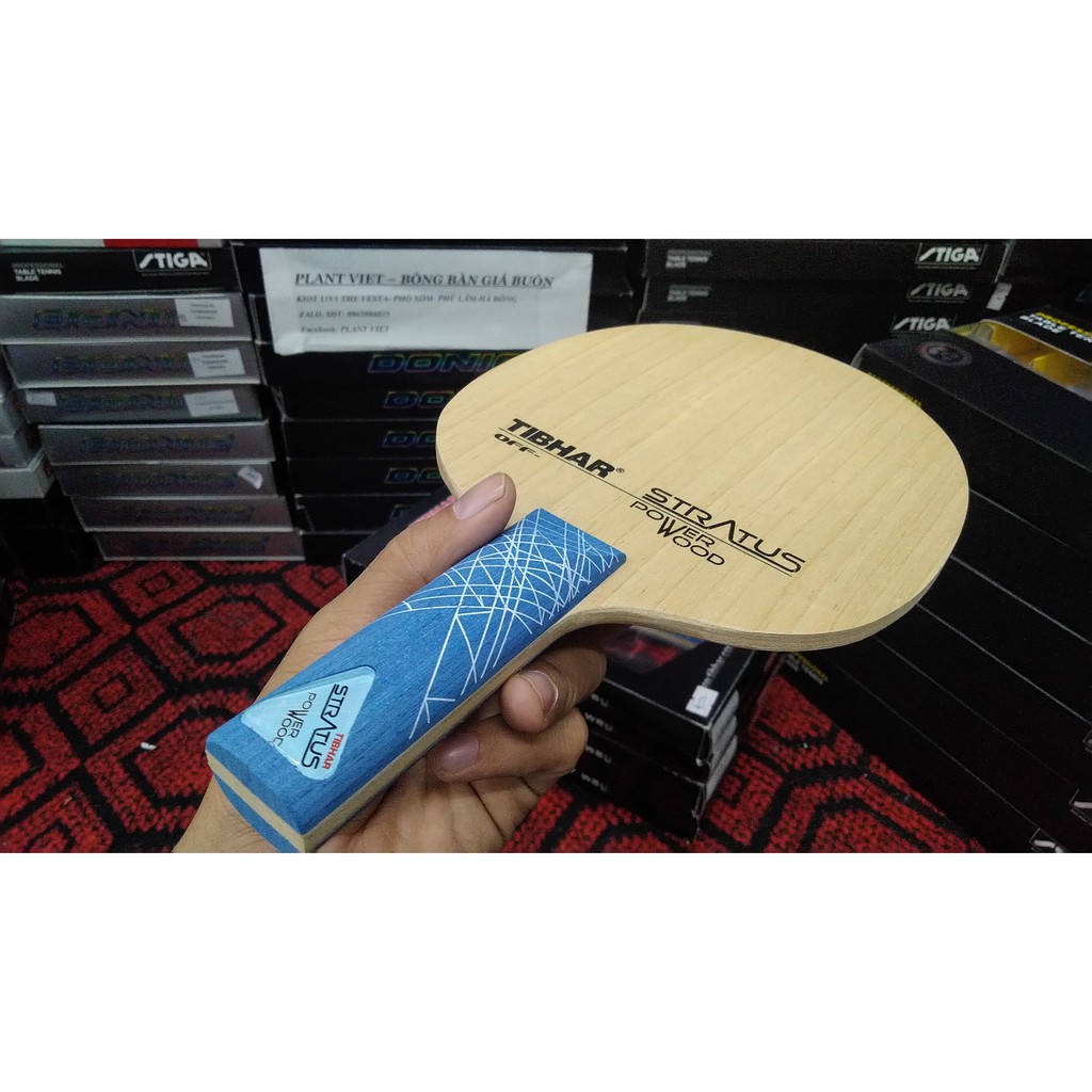 CỐT VỢT BÓNG BÀN TIBHAR STRATUS POWER WOOD