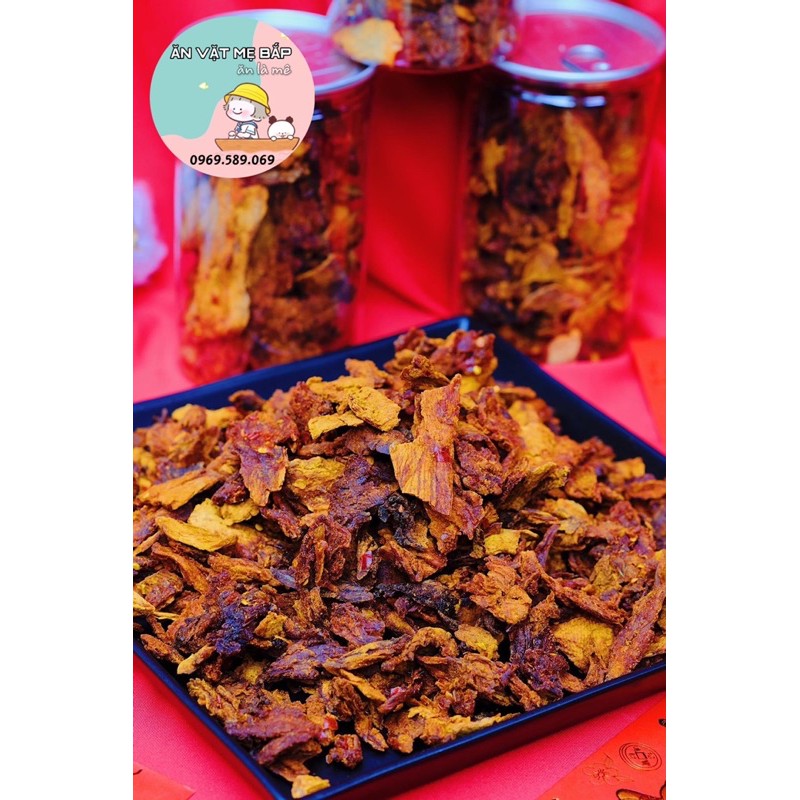 Khô Bò Vụn Giòn Hồng Ngự - Hũ 250Gram - Shop Mẹ Bắp - 100% thịt bò sạch | BigBuy360 - bigbuy360.vn