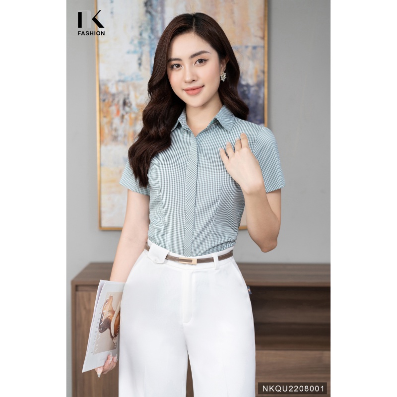 Quần Ống Rộng NK Fashion Thiết Kế Kèm Nắp Túi Chất Vải Mềm Mịn Co Giãn Nhập Hàn Cao Cấp NKQU2208001
