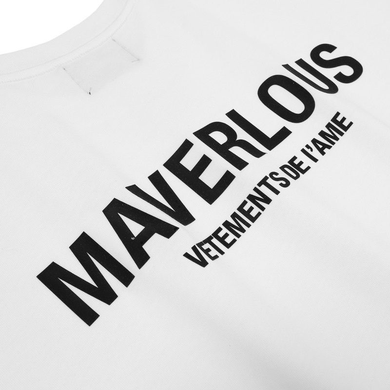 ÁO THUN MAVERLOUS LOGO SILICON/WHITE