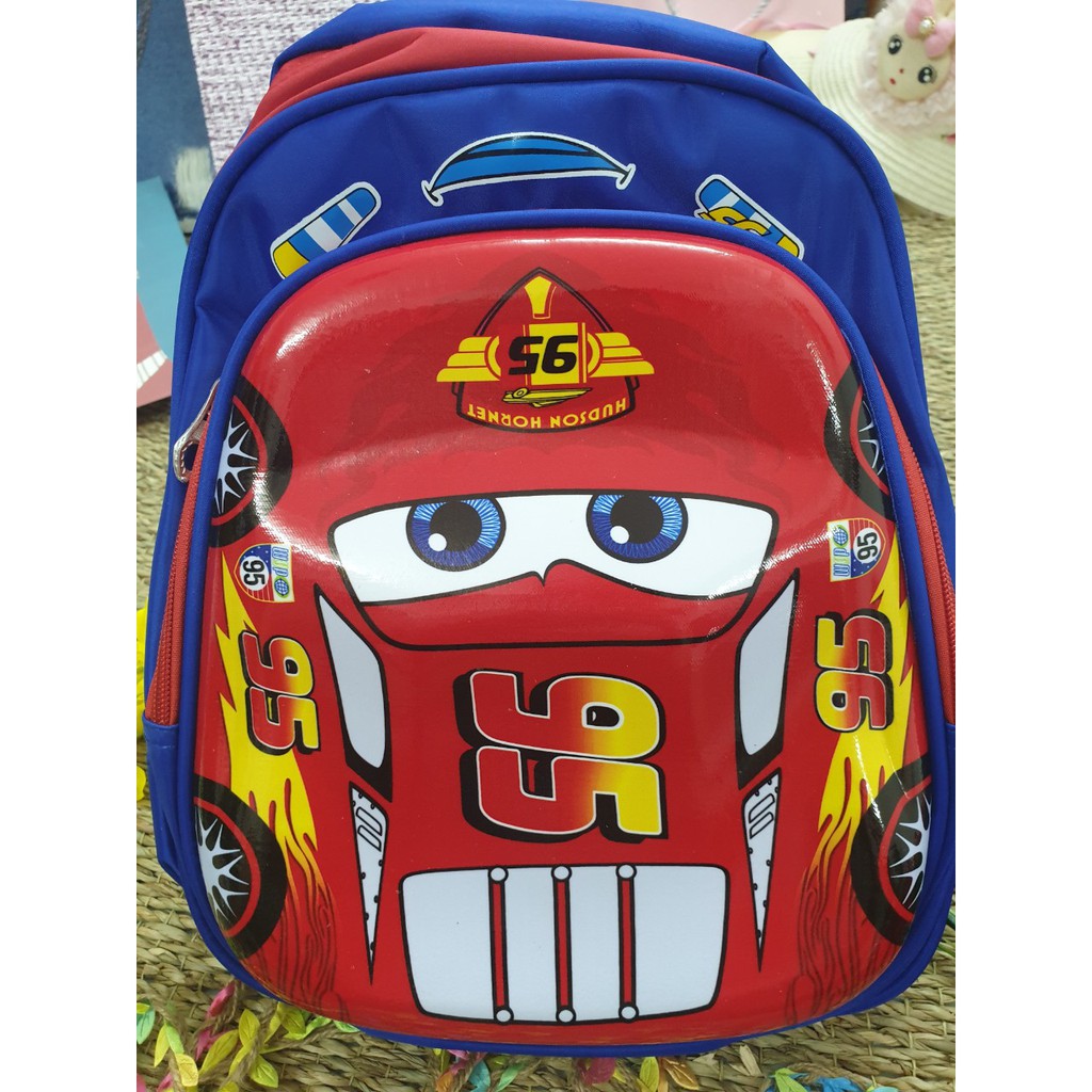 Balo 3D Spiderman Car Cho Bé Trai