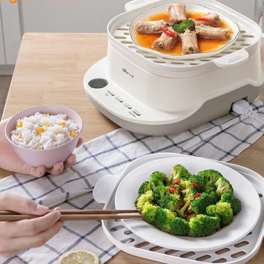 CÓ SẴN-Nồi hấp 2 Tầng của Bear - Mẫu mới 2022