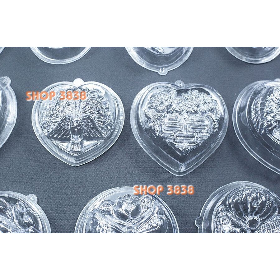 Combo 10 Khuôn Làm Thạch Rau Cau Sơn Thủy Bánh Flan Mini Ngộ Nghĩnh